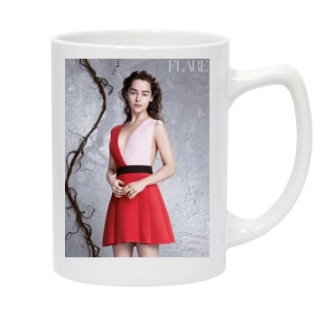 Emilia Clarke 14oz White Statesman Mug