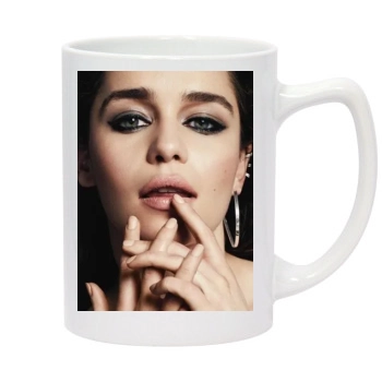 Emilia Clarke 14oz White Statesman Mug