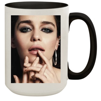 Emilia Clarke 15oz Colored Inner & Handle Mug