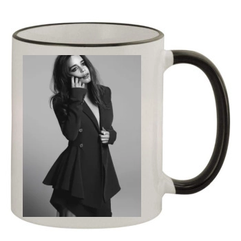 Emilia Clarke 11oz Colored Rim & Handle Mug