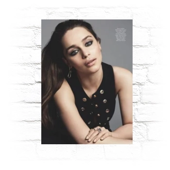 Emilia Clarke Metal Wall Art