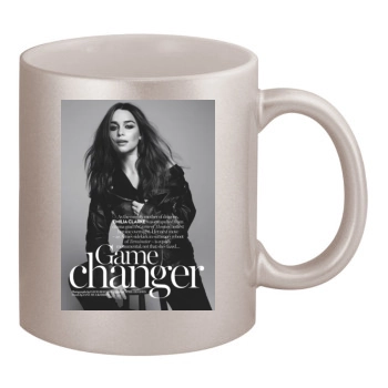 Emilia Clarke 11oz Metallic Silver Mug