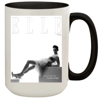 Emily Blunt 15oz Colored Inner & Handle Mug