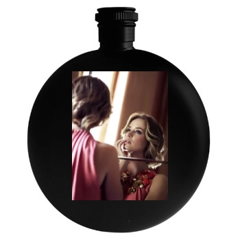 Emily Blunt Round Flask