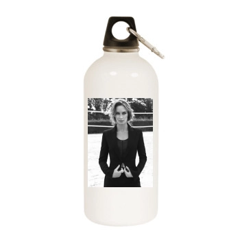 Emily Blunt White Water Bottle With Carabiner