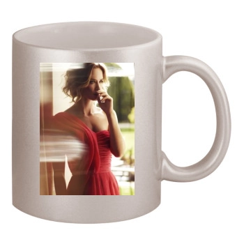 Emily Blunt 11oz Metallic Silver Mug