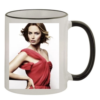 Emily Blunt 11oz Colored Rim & Handle Mug