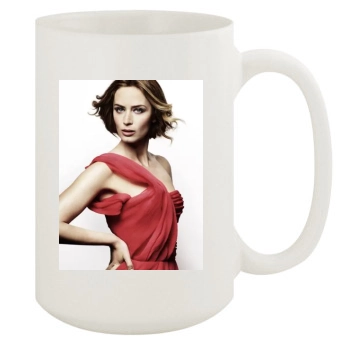 Emily Blunt 15oz White Mug