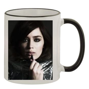 Emily Blunt 11oz Colored Rim & Handle Mug