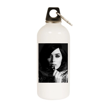 Emily Blunt White Water Bottle With Carabiner