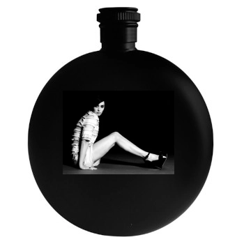 Emily Blunt Round Flask