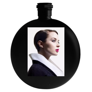 Emily Blunt Round Flask