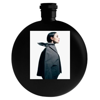 Emily Blunt Round Flask