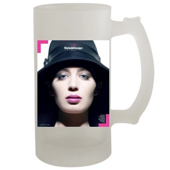 Emily Blunt 16oz Frosted Beer Stein