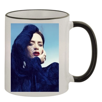 Emily Blunt 11oz Colored Rim & Handle Mug