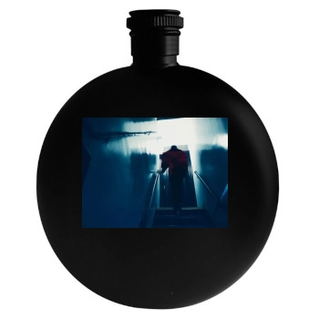 Emily Blunt Round Flask