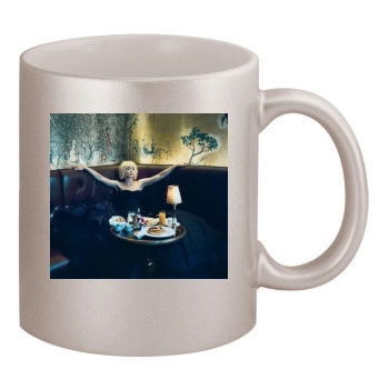 Emily Blunt 11oz Metallic Silver Mug