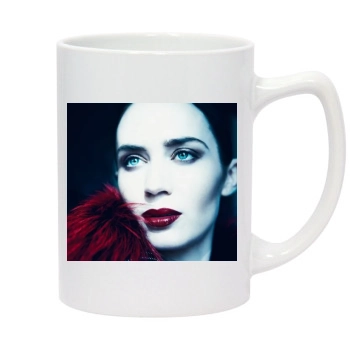 Emily Blunt 14oz White Statesman Mug