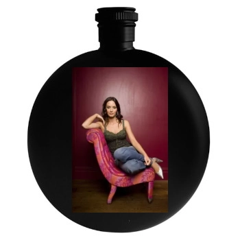 Emily Blunt Round Flask