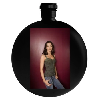 Emily Blunt Round Flask