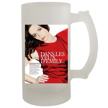 Emily Blunt 16oz Frosted Beer Stein