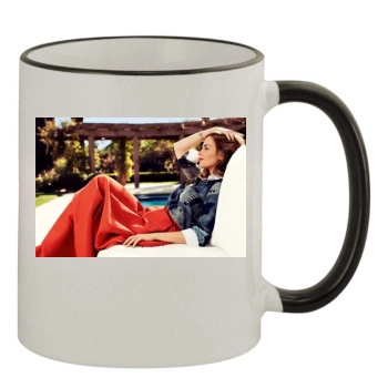 Emily Blunt 11oz Colored Rim & Handle Mug