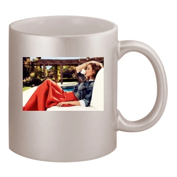 Emily Blunt 11oz Metallic Silver Mug