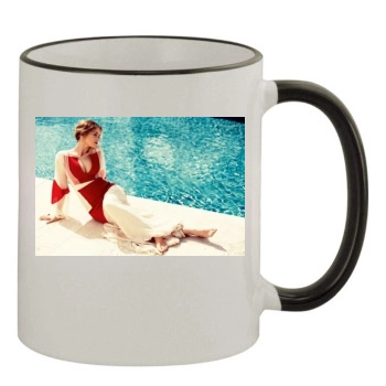 Emily Blunt 11oz Colored Rim & Handle Mug