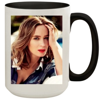 Emily Blunt 15oz Colored Inner & Handle Mug