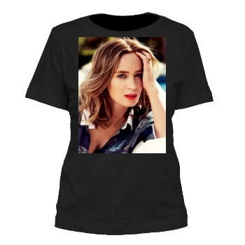 Emily Blunt Women's Cut T-Shirt