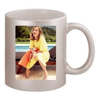 Emily Blunt 11oz Metallic Silver Mug