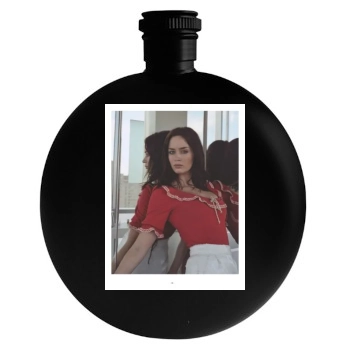 Emily Blunt Round Flask