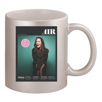 Emily Blunt 11oz Metallic Silver Mug