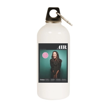 Emily Blunt White Water Bottle With Carabiner