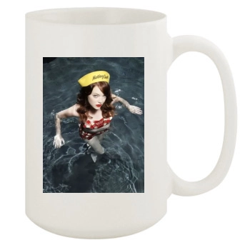 Emma Stone 15oz White Mug