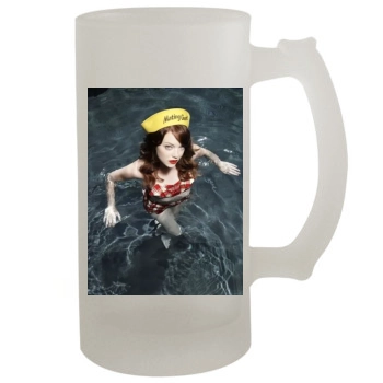 Emma Stone 16oz Frosted Beer Stein