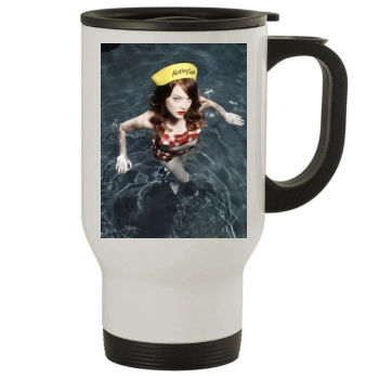 Emma Stone Stainless Steel Travel Mug