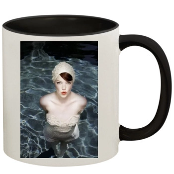 Emma Stone 11oz Colored Inner & Handle Mug