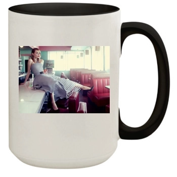 Emma Stone 15oz Colored Inner & Handle Mug