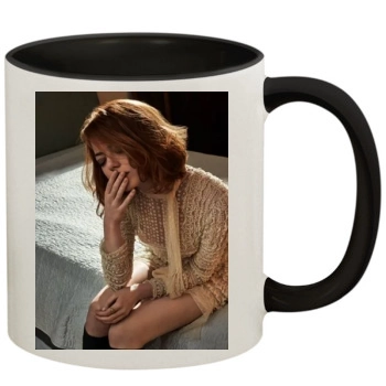 Emma Stone 11oz Colored Inner & Handle Mug