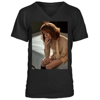 Emma Stone Men's V-Neck T-Shirt