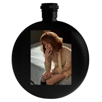 Emma Stone Round Flask