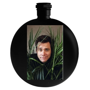 Jim Carrey Round Flask