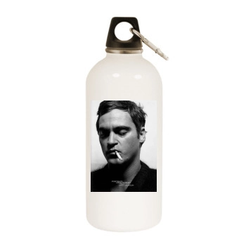 Joaquin Phoenix White Water Bottle With Carabiner