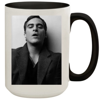 Joaquin Phoenix 15oz Colored Inner & Handle Mug