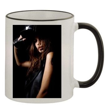 Emily Ratajkowski 11oz Colored Rim & Handle Mug