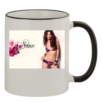 Emily Ratajkowski 11oz Colored Rim & Handle Mug