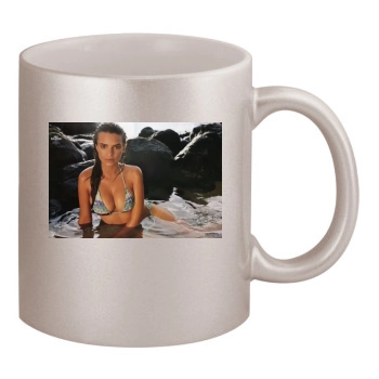 Emily Ratajkowski 11oz Metallic Silver Mug