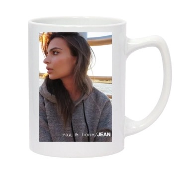 Emily Ratajkowski 14oz White Statesman Mug