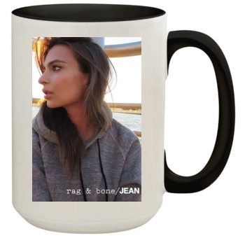 Emily Ratajkowski 15oz Colored Inner & Handle Mug